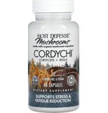 Кордицепс та рейші від стресу та втоми Fungi Perfecti Cordychi 60 капс