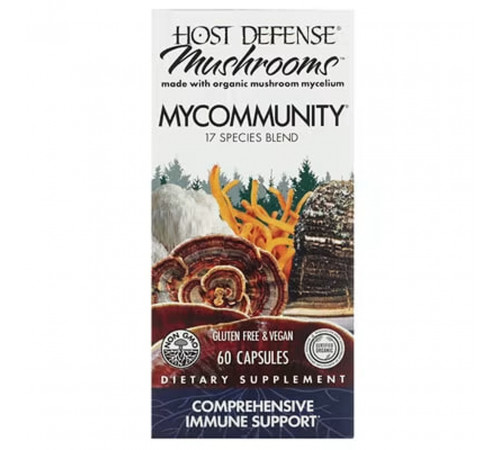 Захист імунітету Host Defense MyCommunity Fungi Perfecti 60 вег капс