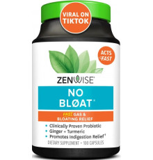 Препарвт від вдуття живота Zenwise Health No Bloat with Clinically Studied DE111 Probiotiс 100 капс