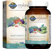 Витамины для мужчин 40+ Garden of Life MyKind Organics Men's Multi 40+ 60 вег капс