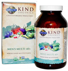 Вітаміни для чоловіків Garden of Life MyKind Organics 40+ 120 вег таб