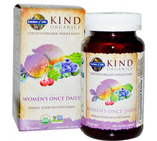 Вітаміни для жінок Garden of Life Women's Once Daily 60 таб