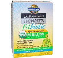 Пробиотики для пищеварения Garden of Life Probiotics Fitbiotiс 20 пакетиков по 4,2 г