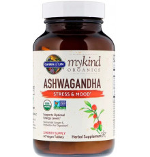 Ашваганда Garden of Life MyKind Organics Ashwagandha 60 таб