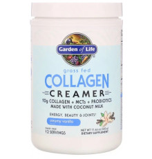 Пептиди колагену кремові Garden of Life Grass Fed Collagen Creamer 330 г вершкова ваніль 330 г