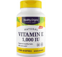 Вітамін Е Healthy Origins Vitamin E 1000 МЕ 60 гел капс
