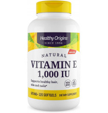 Вітамін Е Healthy Origins Vitamin E 1000 МЕ 120 капсул
