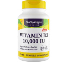 Витамин Д3 холекальциферол Healthy Origins Vitamin D3 10 000 МЕ 120 капс