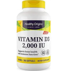 Витамин Д3 Healthy Origins Vitamin D3 360 капс