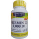 Витамин Д3 в масле МСТ Healthy Origins Vitamin D3 in MCT Oil 1000 МЕ 120 капс