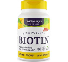 Біотин для волосся Healthy Origins Biotin 5000 мкг 60 капс