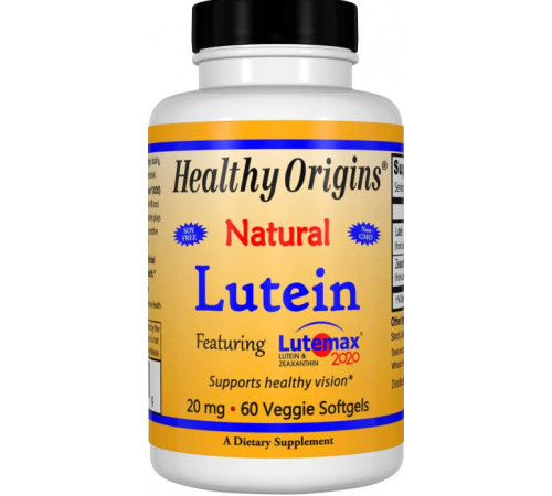 Лютеїн Healthy Origins Lutein 20 мг 60 кап