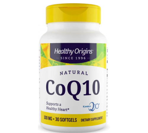 Коензим Q10 Нealthy Origins Kaneka Q10 (CoQ10) 30 капс