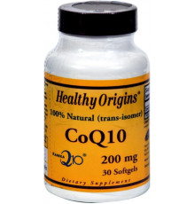 Коензим Q10 Healthy Origins Q10 CoQ10 (Kaneka Q10) 200 мг 30 капс