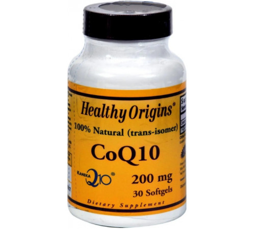 Коензим Q10 Healthy Origins Q10 CoQ10 (Kaneka Q10) 200 мг 30 капс