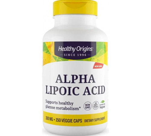 Альфа-ліпоєва кислота Healthy Origins Alpha Lipoic Acid 300 мг 150 капс
