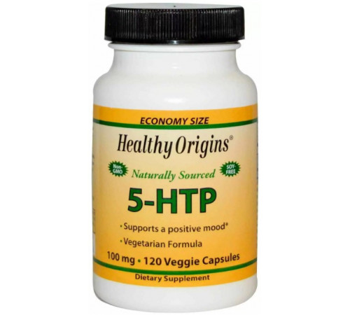5-гидрокситриптофан Healthy Origins 5-НТР 100 мг 120 капсул