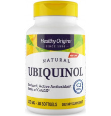 Убіхінол для сердця Healthy Origins Ubiquinol CoQ10 100 мг 30 гел капс