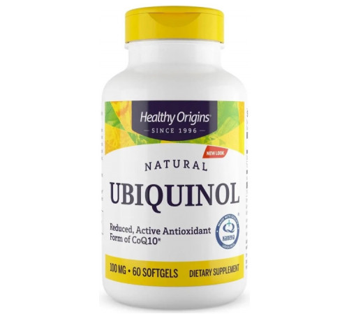 Убіхінол коензим для сердця Healthy Origins CoQ10 100 мг 60 капс