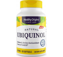 Убихинол Healthy Origins Ubiquinol 200 мг 30 гел капс