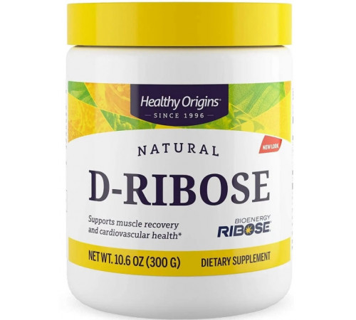 D рибоза Healthy Origins D-Ribose 300 г
