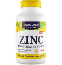 Цинк бісгліцинат Healthy Origins Zinc 50 мг 120капс