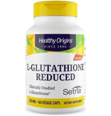 Глутатіон Healthy Origins L-Glutathione 250 мг 60 капсул