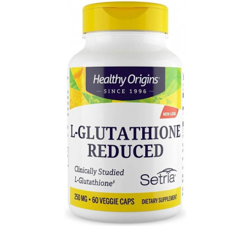 Глутатион Healthy Origins L-Glutathione 250 мг 60 капсул
