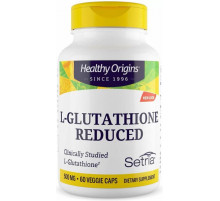 Глутатион Healthy Origins L-Glutathione 500 мг 60 капсул