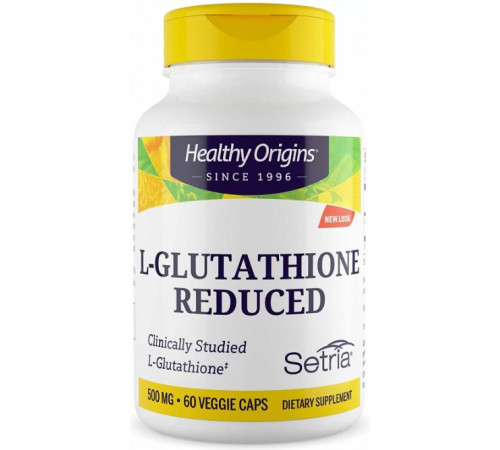Глутатион Healthy Origins L-Glutathione 500 мг 60 капсул