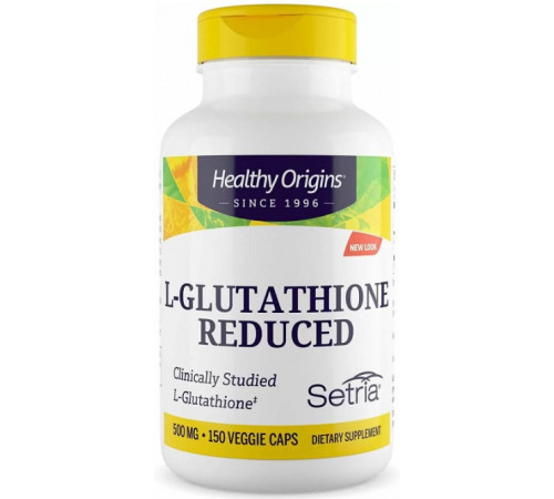 Глутатион Healthy Origins L-Glutathione 500 мг 150 капсул