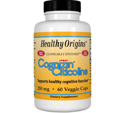 Когніцін цитиколіну Healthy Origins Cognizin Citicolinee 250 мг 60 кап