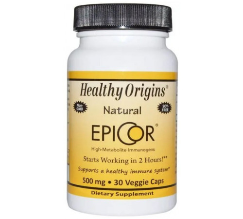 Епікор для імунітету Healthy Origins EpiCor 500 мг 30 капсул