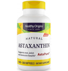 Антиоксидант Healthy Origins Астаксантин Astaxanthin 4 мг 150 гел капс