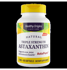 Астаксантин Healthy Origins Astaxanthin 60 гел капс