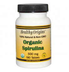 Спіруліна Healthy Origins Spirulina 180 таб