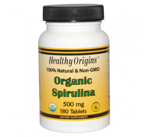 Спирулина Healthy Origins Spirulina 180 таб