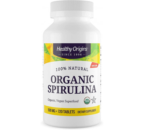 Спіруліна Healthy Origins Spirulina 720 таб