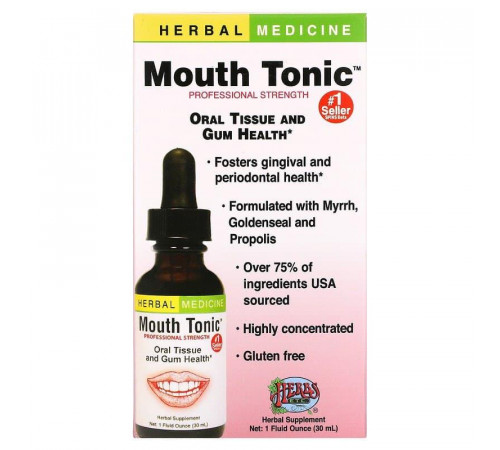 Здоров'я ротової порожнини тонік Herbs Etc Mouth Tonic 30 мл
