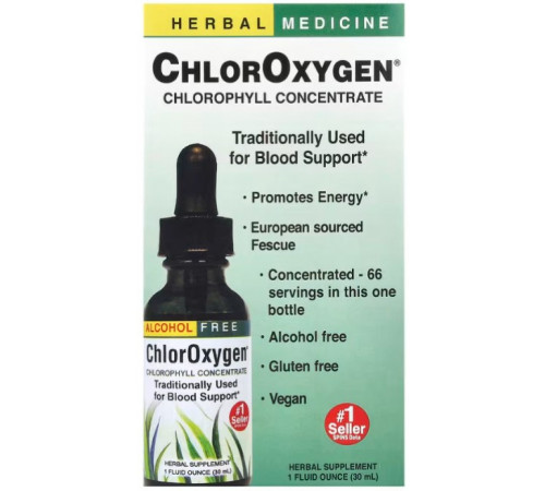 Рідкий хлорофіл концентрат Herbs Etc Chlorophyll Concentrate 30 мл