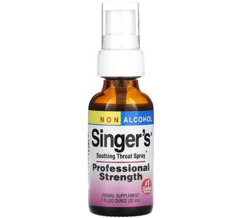 Спрей для горла заспокійливий Herbs Etc. Singer's Soothing Throat Spray 30 мл