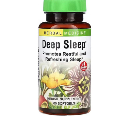 Для покращення сну Herbs Etc. Deep Sleep 60 капс