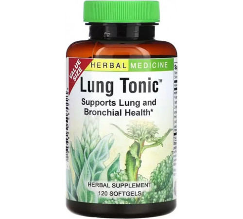 Тонік для легенів (підтримка легень та бронхів)  Herbs Etc. Lung Tonic 120 таб