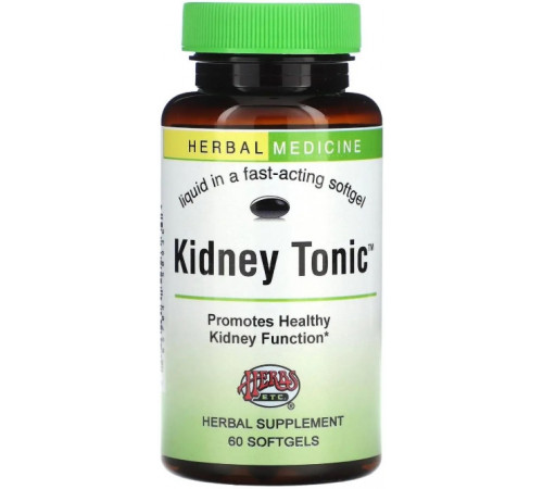 Тонік для нирок (для відновлення нирок) Herbs Etc.Kidney Tonic 60 таб
