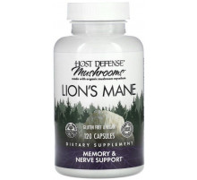 Їжовик гребінчастий Host Defense Lion's Manе 120 вег капсул
