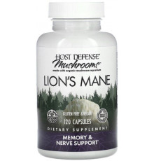 Їжовик гребінчастий Host Defense Lion's Manе 120 вег капсул