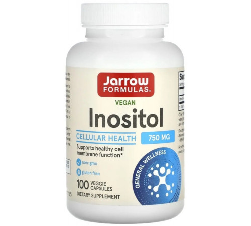 Инозитол Jarrow Formulas Inositol 750 мг 100 капс