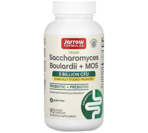 Сахароміцети пробіотики  Jarrow Formulas Saccharomyces Boulardii 90 капсул