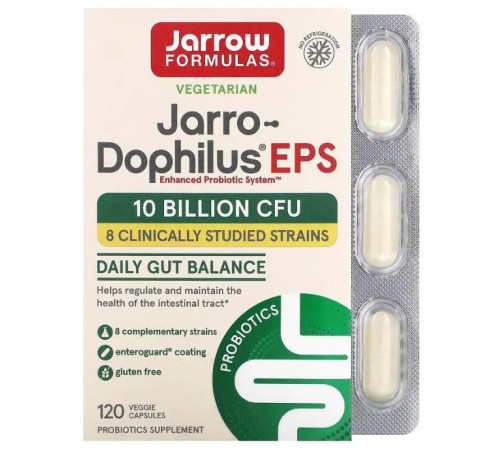 Пробіотики Jarrow Formulas Jarro-Dophilus EPS 10 млрд 120 капс