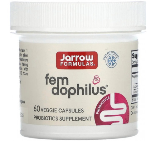 Дофілус (пробіотики) для жінок Jarrow Formulas Women's Fem Dophilus 60 капс